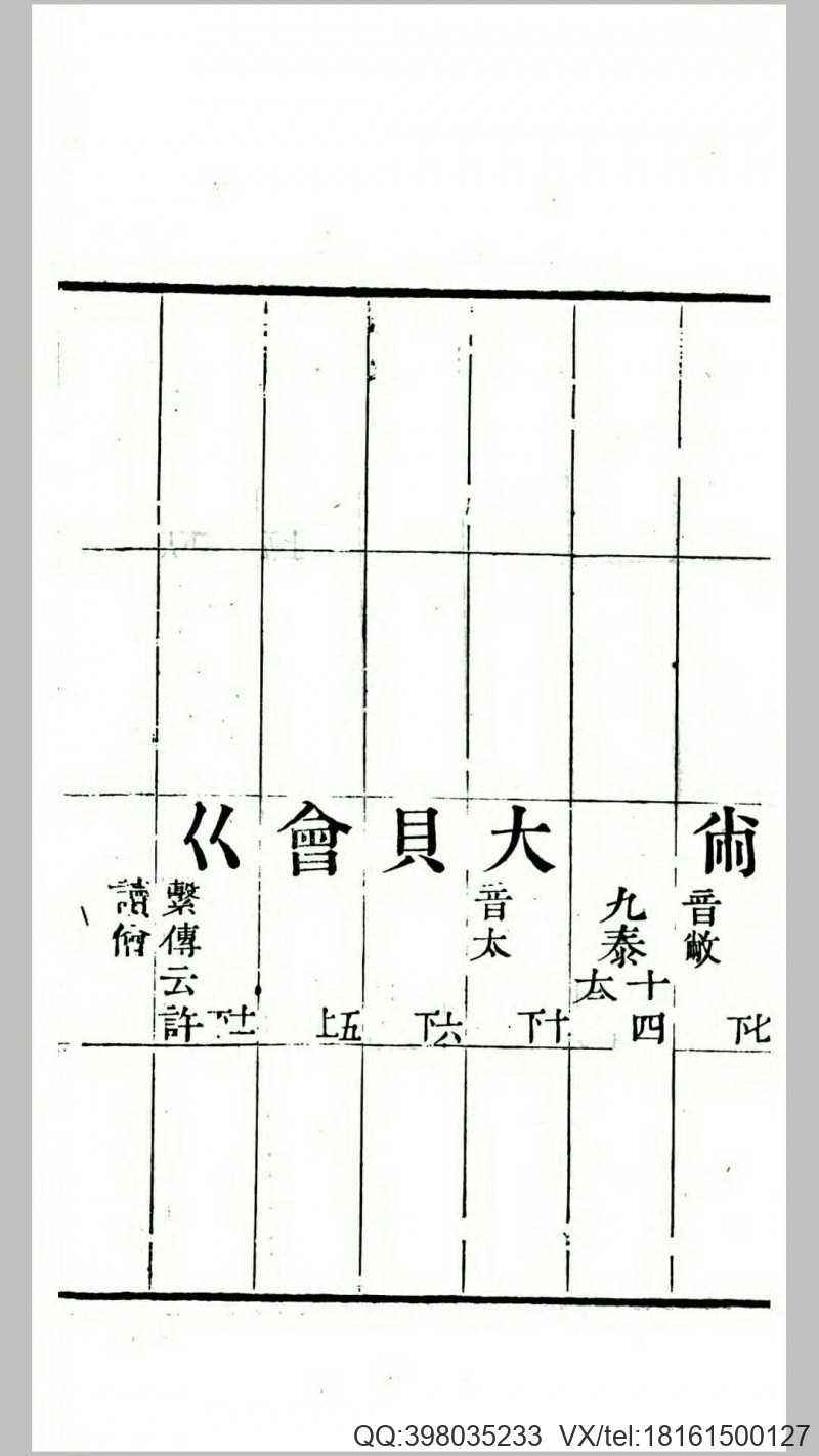 说文字原韵表2卷.清.胡重撰.清嘉庆16年秀水金氏月香书屋刊本