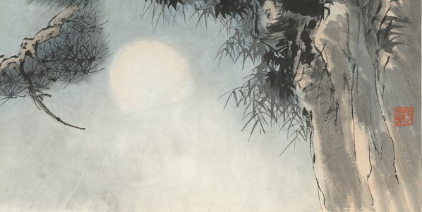 近代_张善孖_双虎远眺图纸本_(7955x15988 - 72dpi)