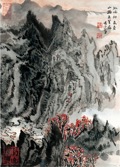 近代_陆严少_山拥登高图_(3364x4677 - 72dpi)