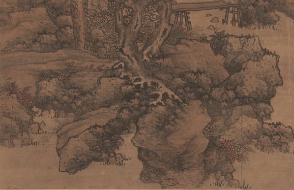 明_蓝瑛_云壑高逸图_绢_(7890x20365 - 300dpi)