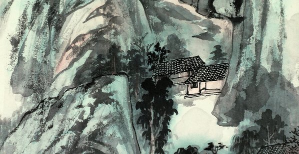 近代_张大千_蜀山幽居_纸本_立_(4054x8395 - 72dpi)