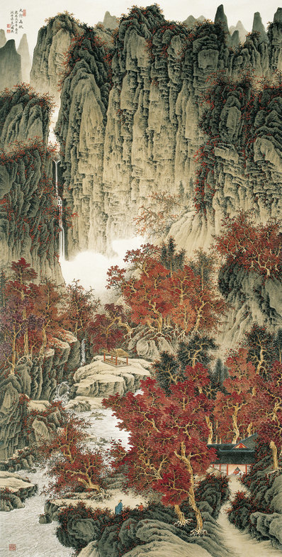 近代_现代_国英_太行深秋_纸本_(3750x7394 - 72dpi)