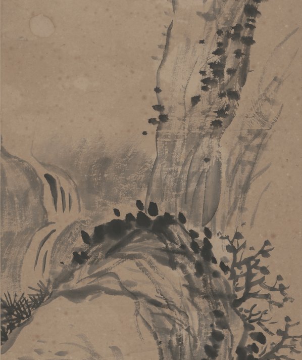 近代_陈师曾_水墨山水图轴_(3691x17575 - 72dpi)