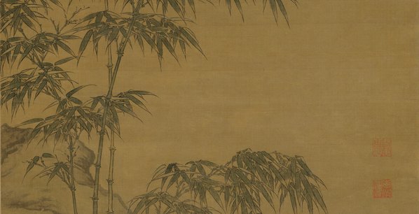 元_李衎_沐雨图轴_绢布_(6496x13319 - 300dpi)