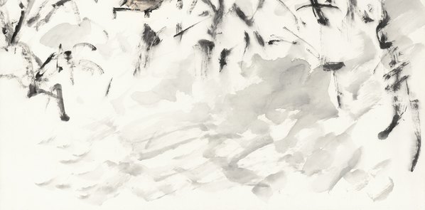 近代_李世南_煮茶听雪_(10932x21535 - 72dpi)