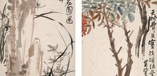 清_陈师曾_幽林芳意纸本_(7811x15118 - 320dpi)