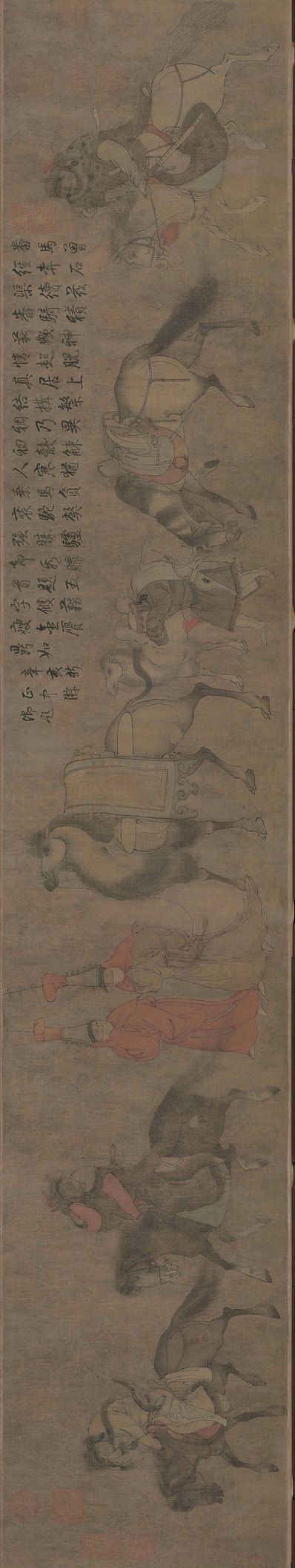 五代_旧传胡环_番骑图_二_绢本_(18555x3486 - 72dpi)