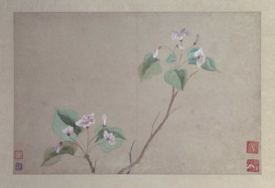 明_文俶_花卉图册页_北京故宫张_第一_(5749x3923 - 300dpi)