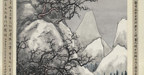 近代_金城_雪景山水轴_纸本_(10108x21254 - 72dpi)