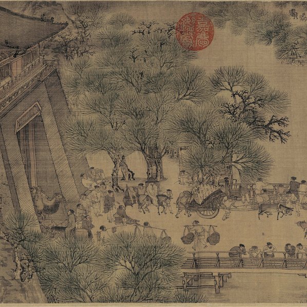 宋_张择端_清明上河图_绢本设色_旧_(88008x4110 - 300dpi)