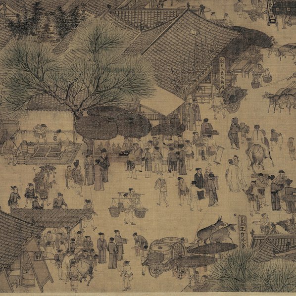 宋_张择端_清明上河图_绢本设色_旧_(88008x4110 - 300dpi)