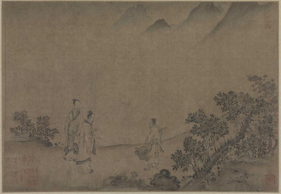 宋_马和之画赵构书唐风册_马和之画赵构书唐风册_9_(7126x4926 - 300dpi)