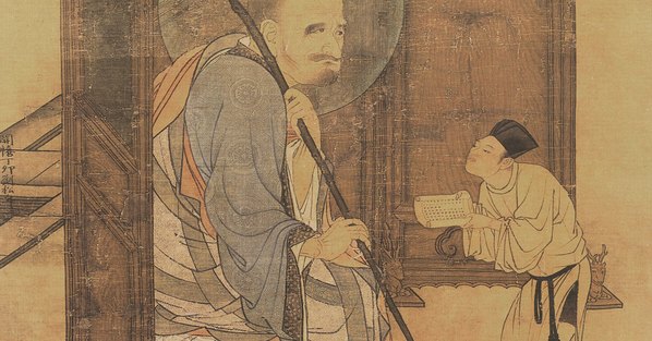 宋_刘松年_书汉图绢本_(4094x8583 - 300dpi)