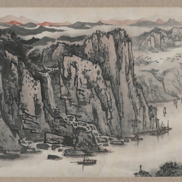 近代_宋文治_蜀江云起图_(19189x5003 - 72dpi)