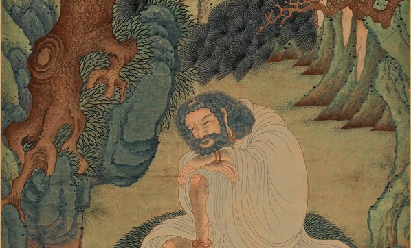 明_丁云鹏_释迦牟尼图轴纸本_(7665x18596 - 300dpi)