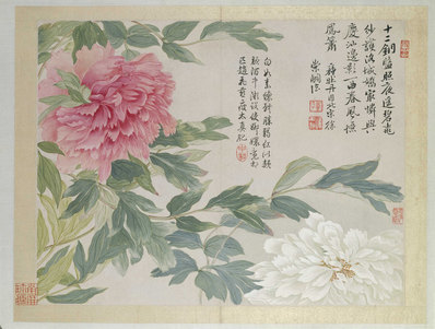 清_恽寿平_山水花鸟图册之牡_(4870x3690 - 300dpi)