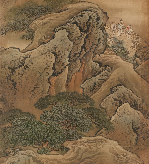 清-袁耀-蓬莱仙境图屏_绢本设色_3_(8464x37232 - 386dpi)