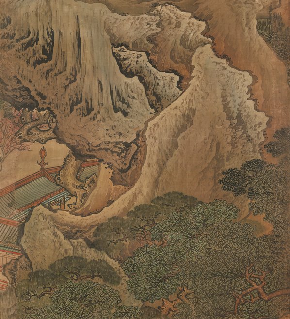 清-袁耀-蓬莱仙境图屏_绢本设色_3_(8464x37232 - 386dpi)