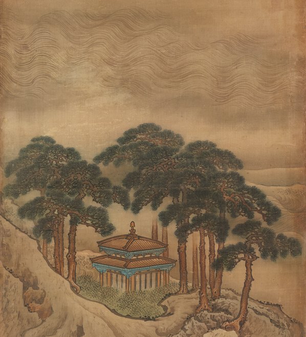 清-袁耀-蓬莱仙境图屏_绢本设色_2_(8465x37232 - 386dpi)