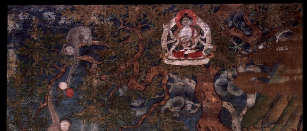 清_罗汉Arhat_Buddhist_Elder_Elders_Nagasena_布鲁克林博物馆_(5603x9562 - 300dpi)