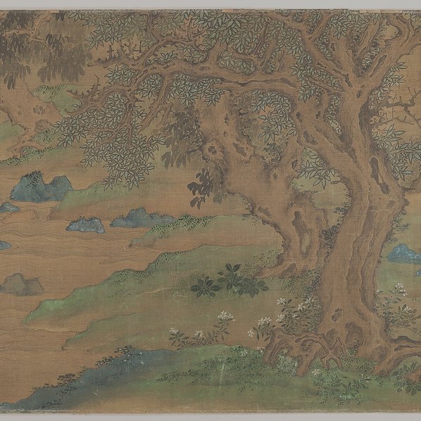 元_赵孟兆頁_花溪浴马图绢本_大都_(47785x2756 - 250dpi)