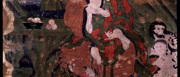 清_罗汉Arhat_Buddhist_Elder_Elders_Pantaka_布鲁克林博物馆_(5582x9599 - 300dpi)