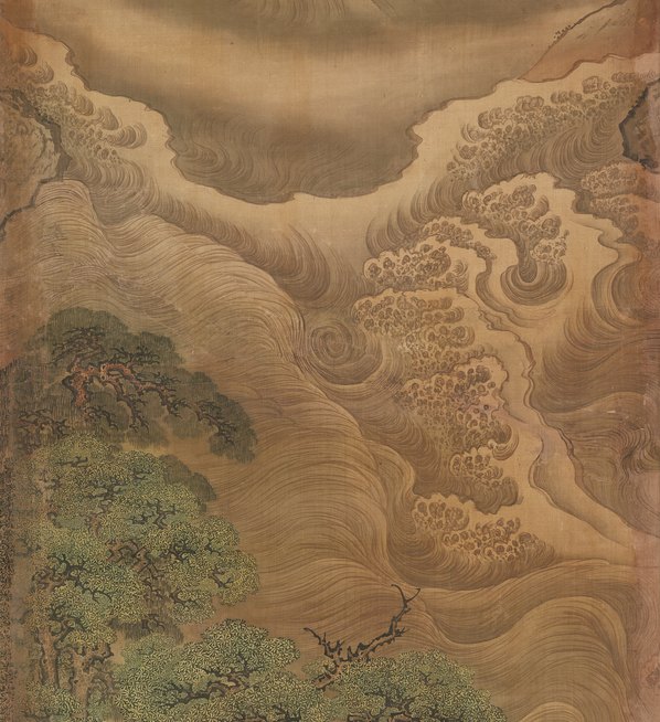 清-袁耀-蓬莱仙境图屏_绢本设色_1_(8510x37232 - 386dpi)