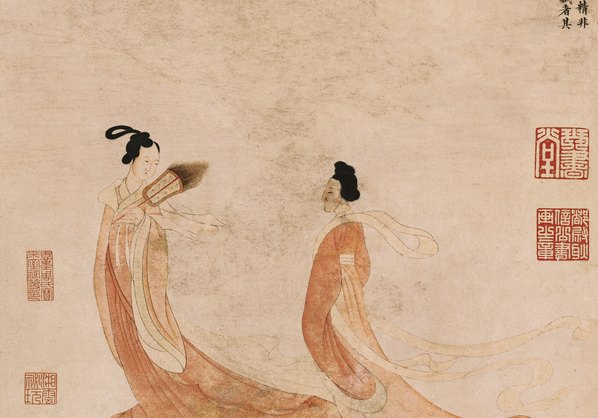 明_文徵明_湘君湘夫人图_纸_(4326x12085 - 300dpi)