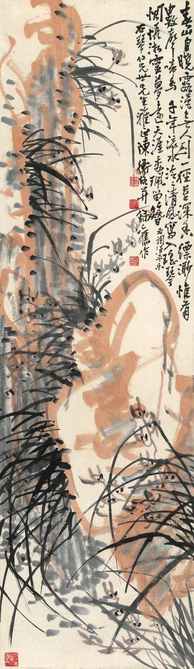 近代_陈师曾_山水轴_纸本_(5553x19092 - 72dpi)