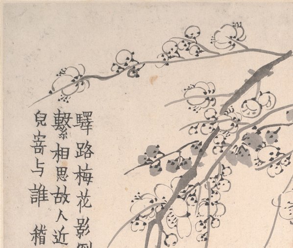 清_金农_梅花图册页大都会_1_(5750x4868 - 600dpi)