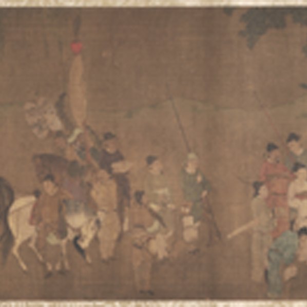 明_仇英_苏惠回文凯旋诗绢本大都_(48715x2165 - 220dpi)