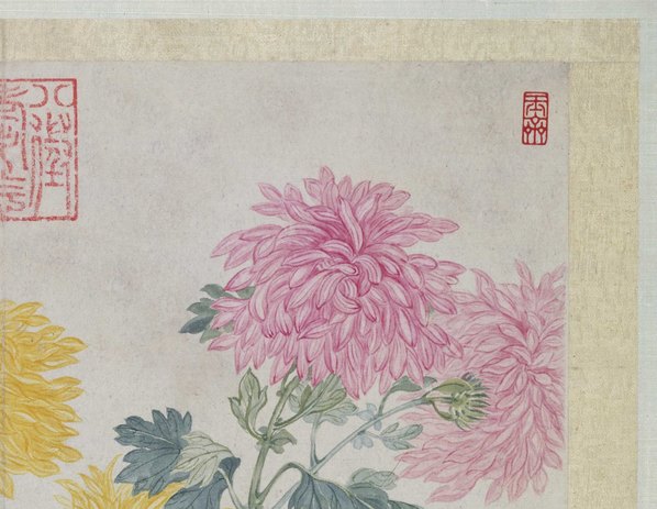 清_恽寿平_山水花鸟图册之菊_(4870x3772 - 300dpi)