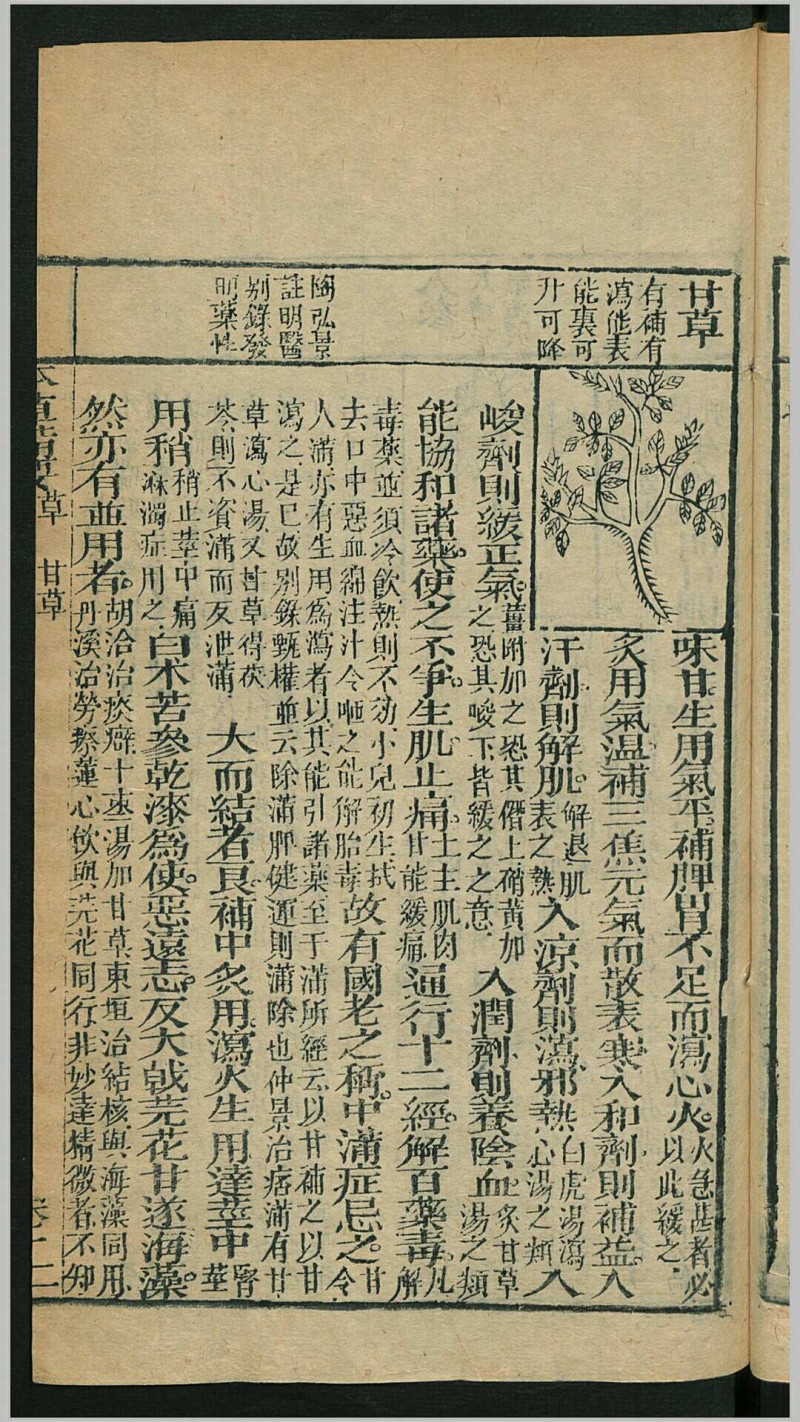 增订本草备要4卷增附经络汤头歌诀.清.汪昂撰.清康熙34年 振贤堂藏板刊本