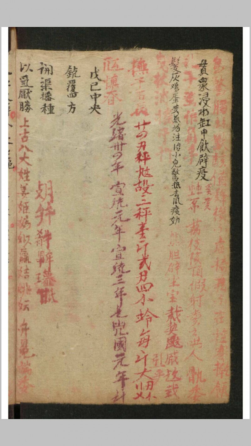 家藏医药抄本, 1882