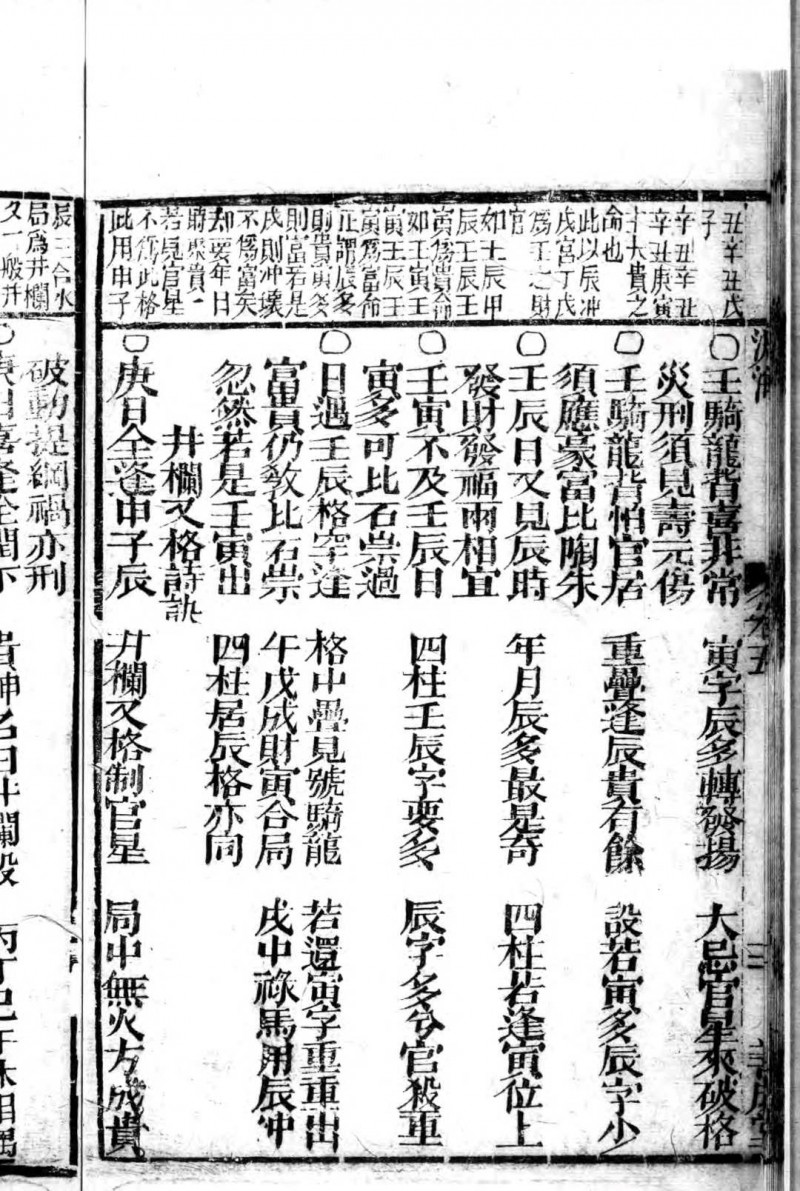 新刊合并官板音义评注渊海子平.宋.徐升.撰.存五卷.明崇祯七年余氏善成堂刊本