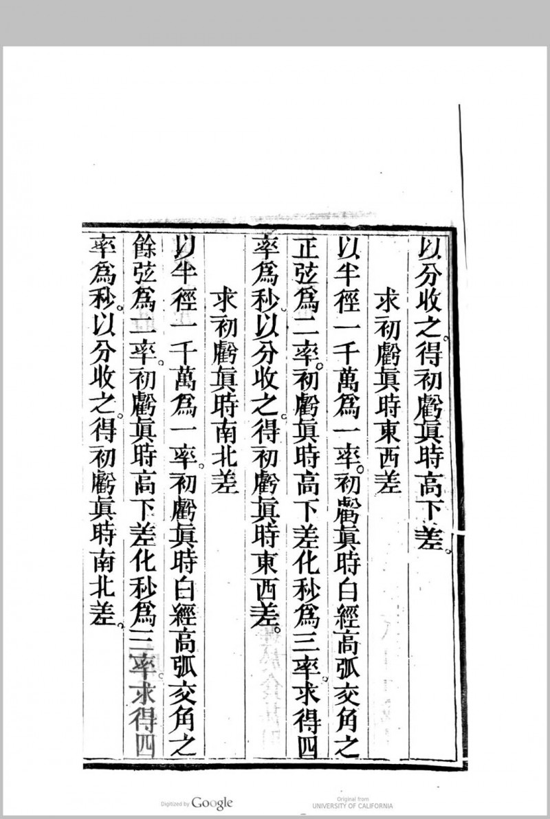 天文算学纂要 20卷, 卷首