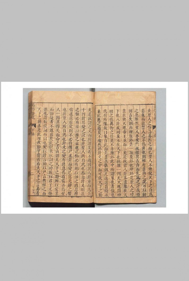 易学管见 全４卷 洪启初 明万历45年