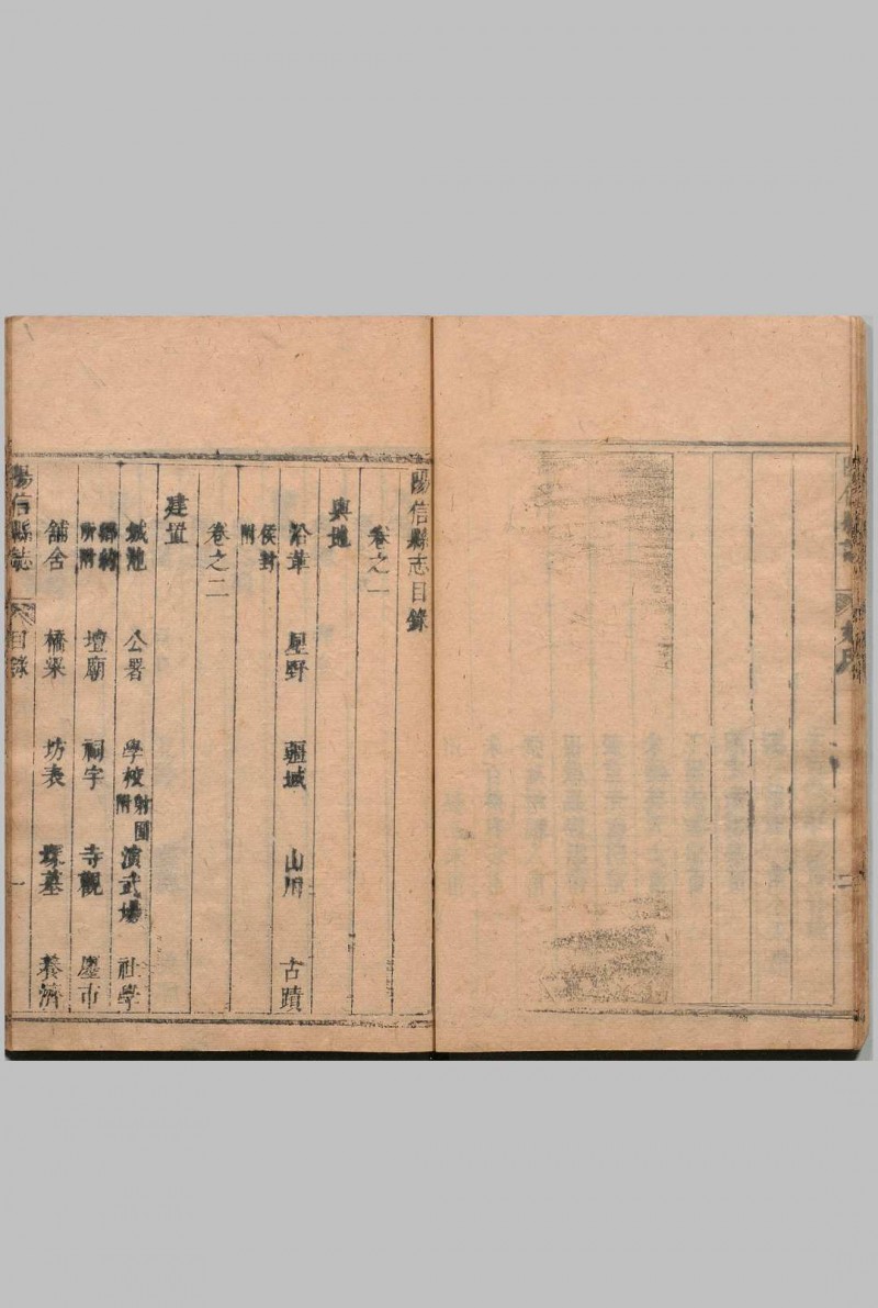 阳信县志 10卷  张璑 清康熙21年