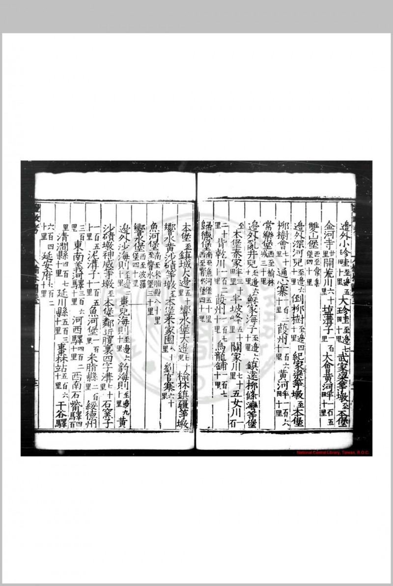 边政考 (明)张雨撰 明嘉靖丁未(二十六年, 1547)巩昌知府李世芳刊本