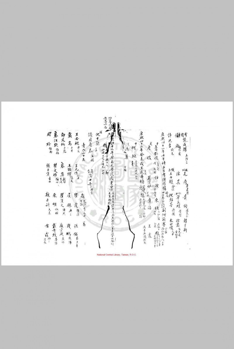 国朝芹香录 朱丝栏稿本