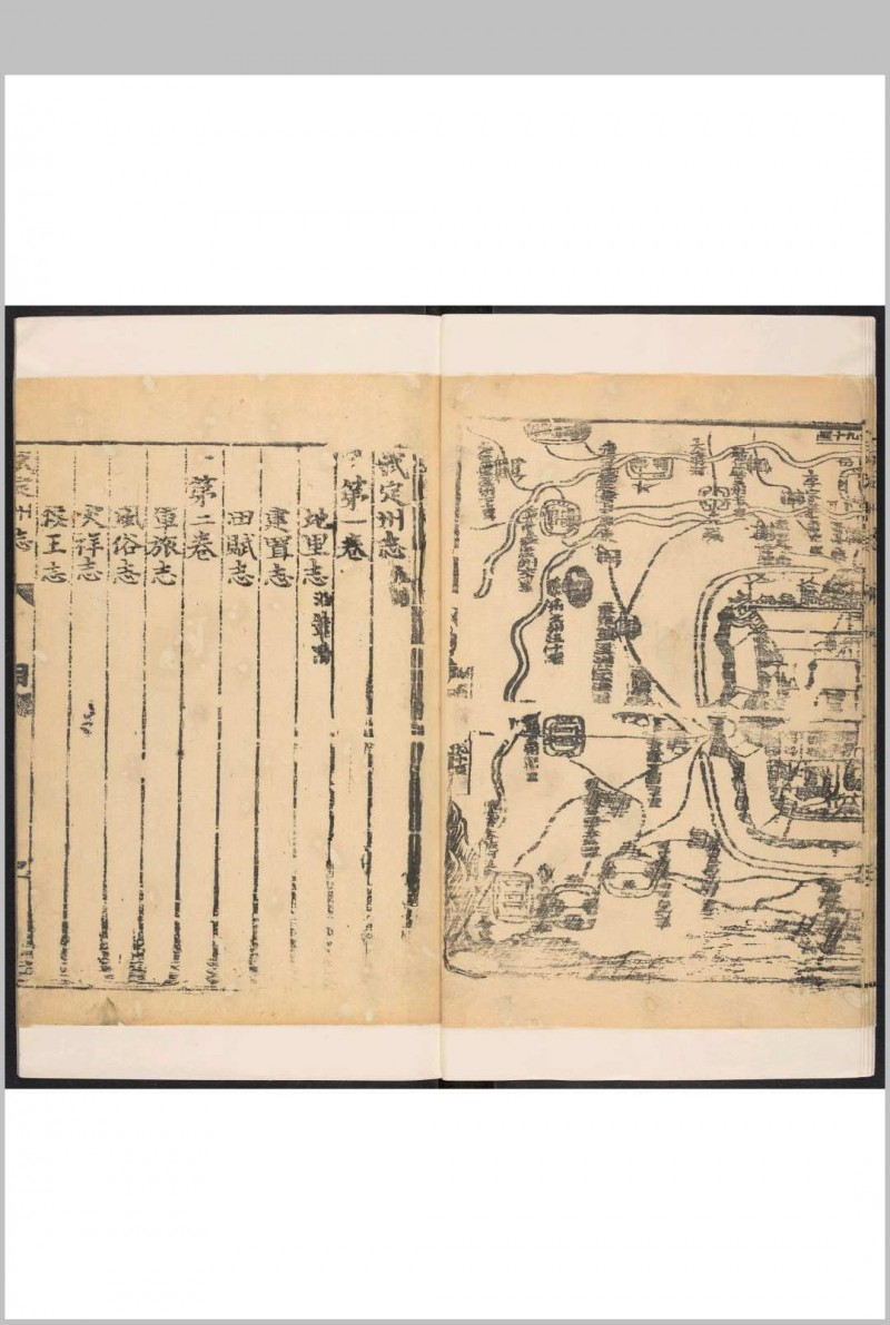 武定州志  十五卷 邢侗纂  桑东阳修.明万历16 [1588]刊, 清[between 1736 and 1861]修补印