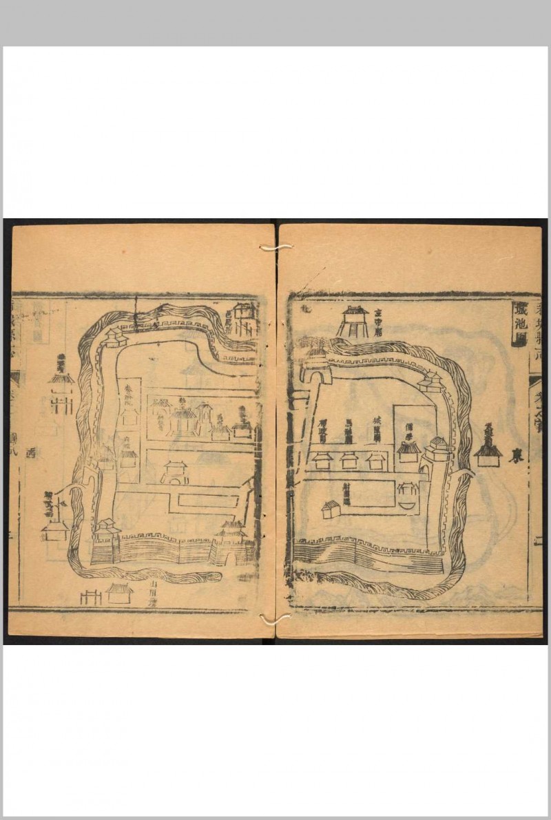 新城县志  十四卷, 卷首一卷 崔懋修  严濂曾纂. 新城县续志  [二卷]  孙元衡著.清康熙 32年