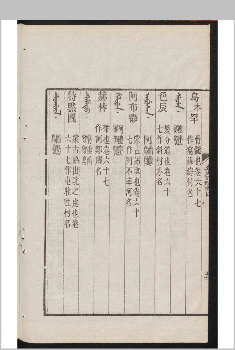 钦定金史语解 12卷 , 1782