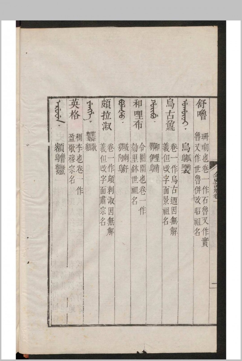 钦定金史语解 12卷 , 1782