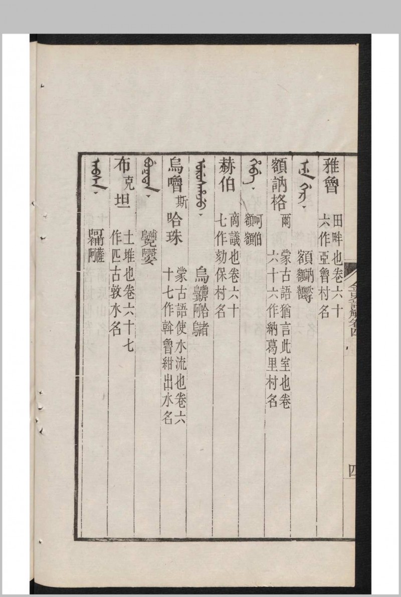 钦定金史语解 12卷 , 1782