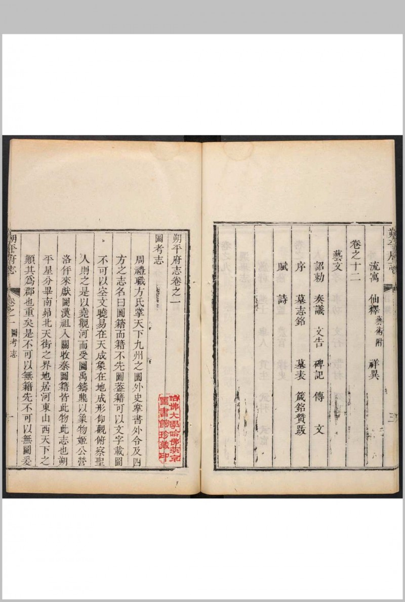 朔平府志  12卷 刘士铭修.清雍正11 [1733] (乾隆间[i.e. bewteen 1736 and 1795]剜补重印本)