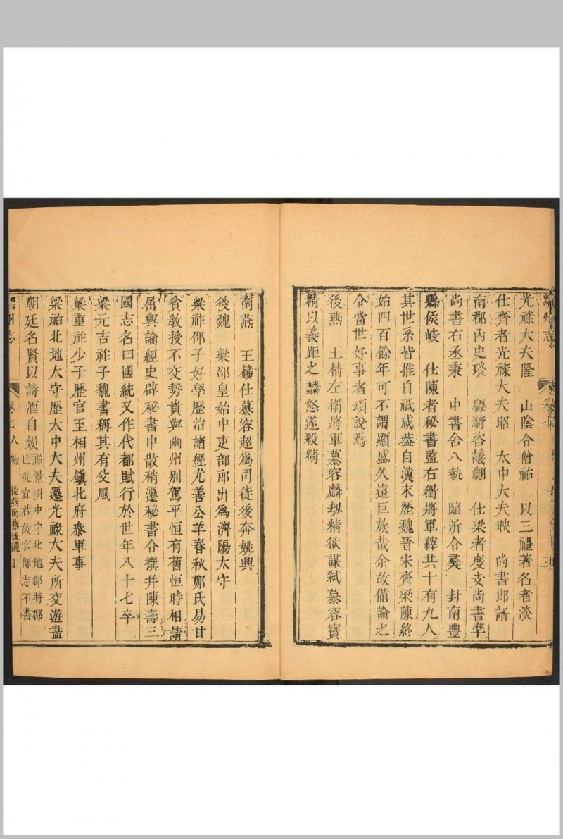 耀州志  十一卷 乔世宁, 李廷宝撰.明嘉靖36 [1557]修, 清乾隆27 [1762]刻 (光绪16 [1890]重印)