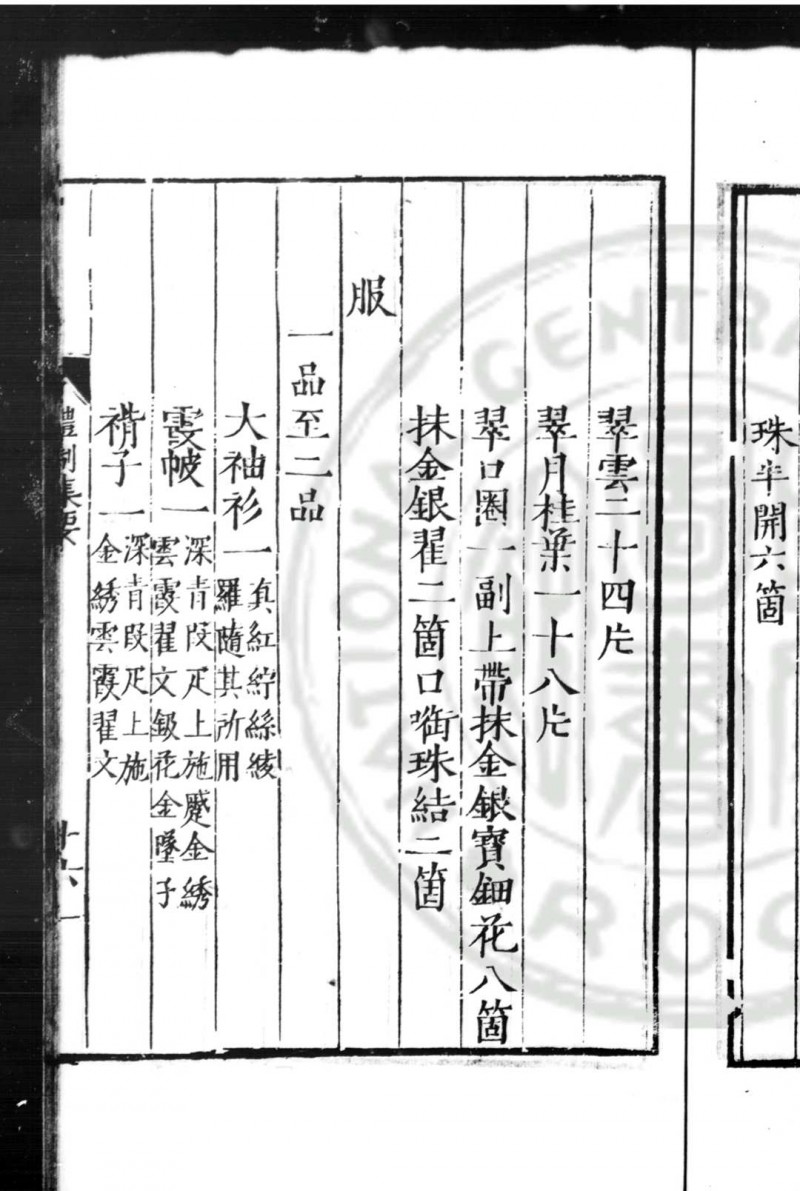 礼制集要 明太祖敕撰 明嘉靖间(1522-1566)宁藩宗室朱宸洪刊本