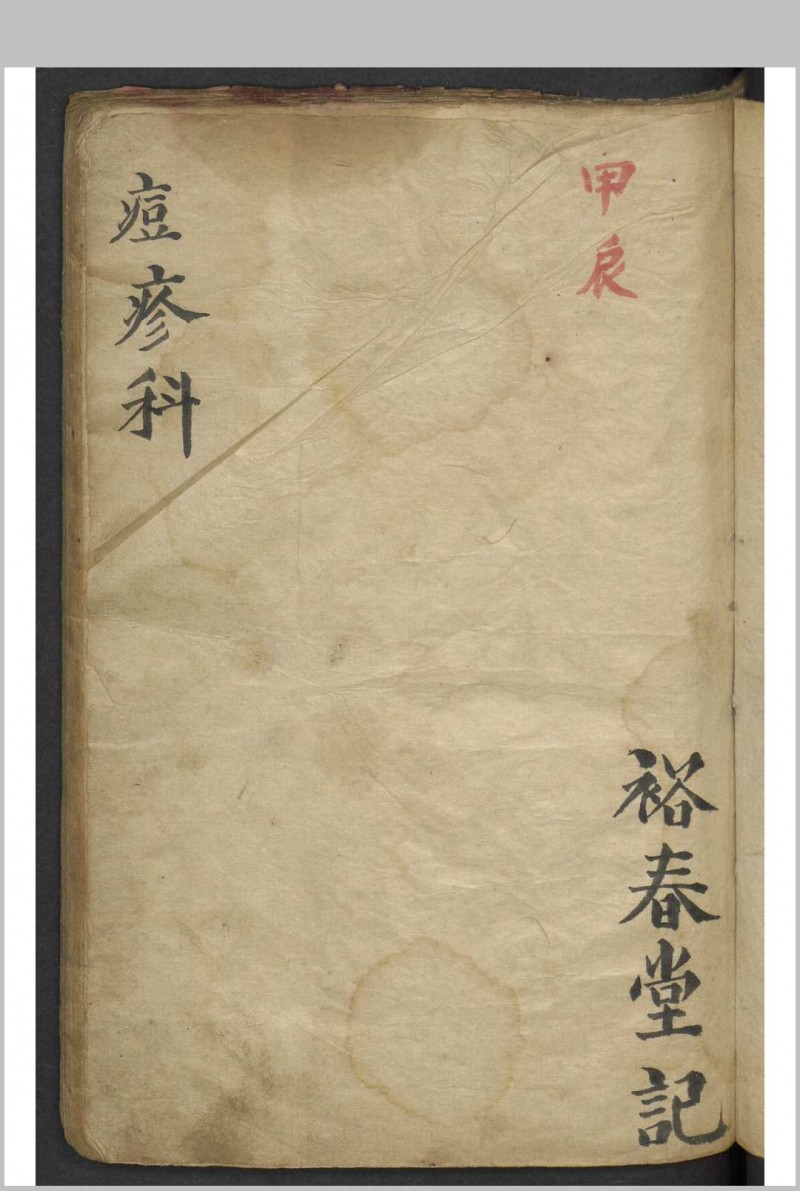 痘疹科 3卷 , 1904