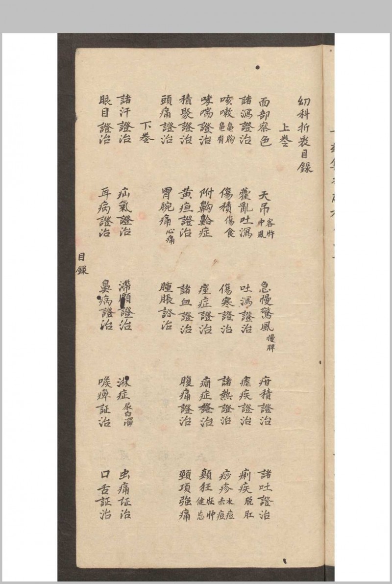 秦昌遇  顾廷瑞  幼科折衷 2卷 (存卷1) , 1875